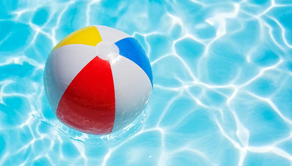 Beach Ball in Pool